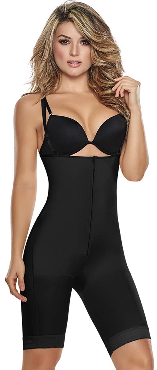 Women's Power Slimming Body Shaper Suit - Mid-Thigh Post-Surgery & Postpartum Shapewear for Tummy Control & Waist Training - Perfect for Everyday Wear, Special Occasions & Recovery
