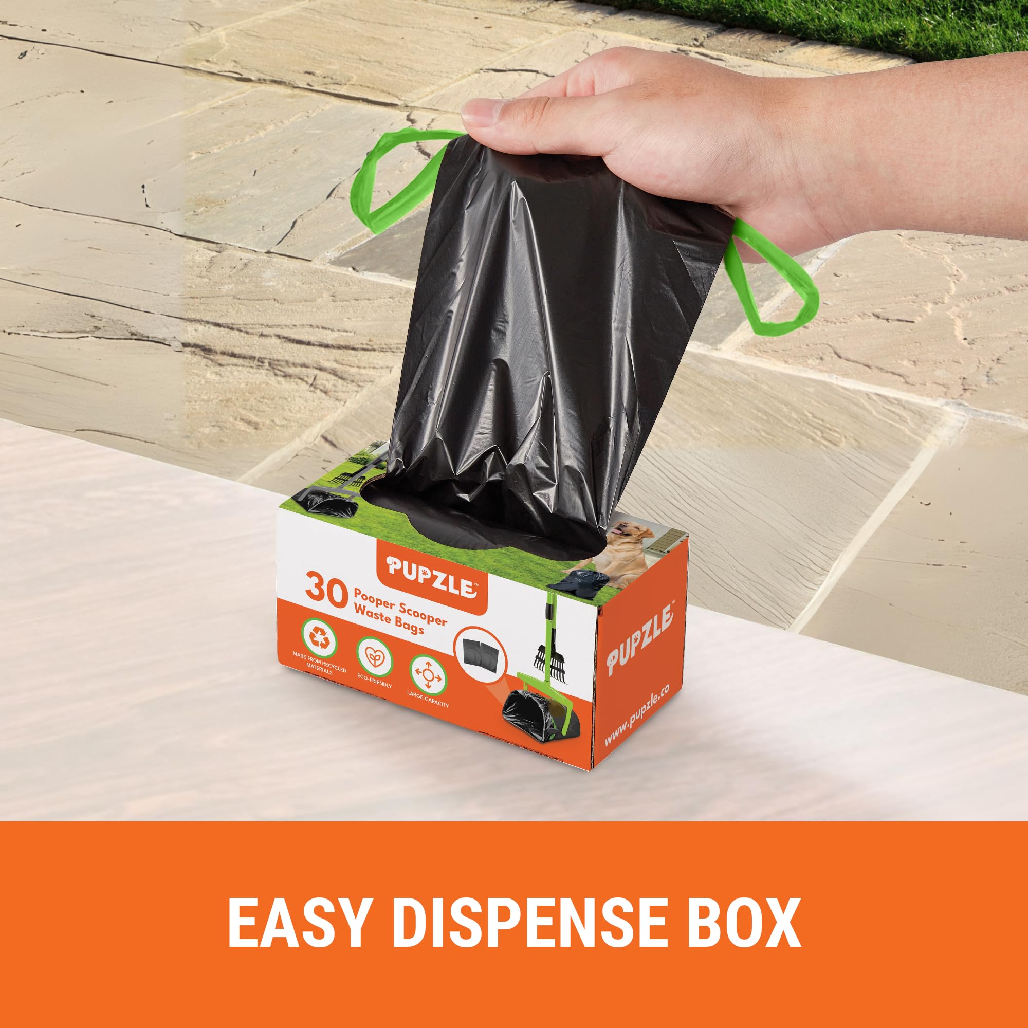 **Eco-Friendly Pooper Scooper Replacement Bags – 30 Pack, Compatible with Side Clip & Swivel Bin with Bag Attachment | Durable, Leak-Proof Dog Waste Bags for Easy Cleanup – Ideal for Backyards, Parks & Pet Owners**