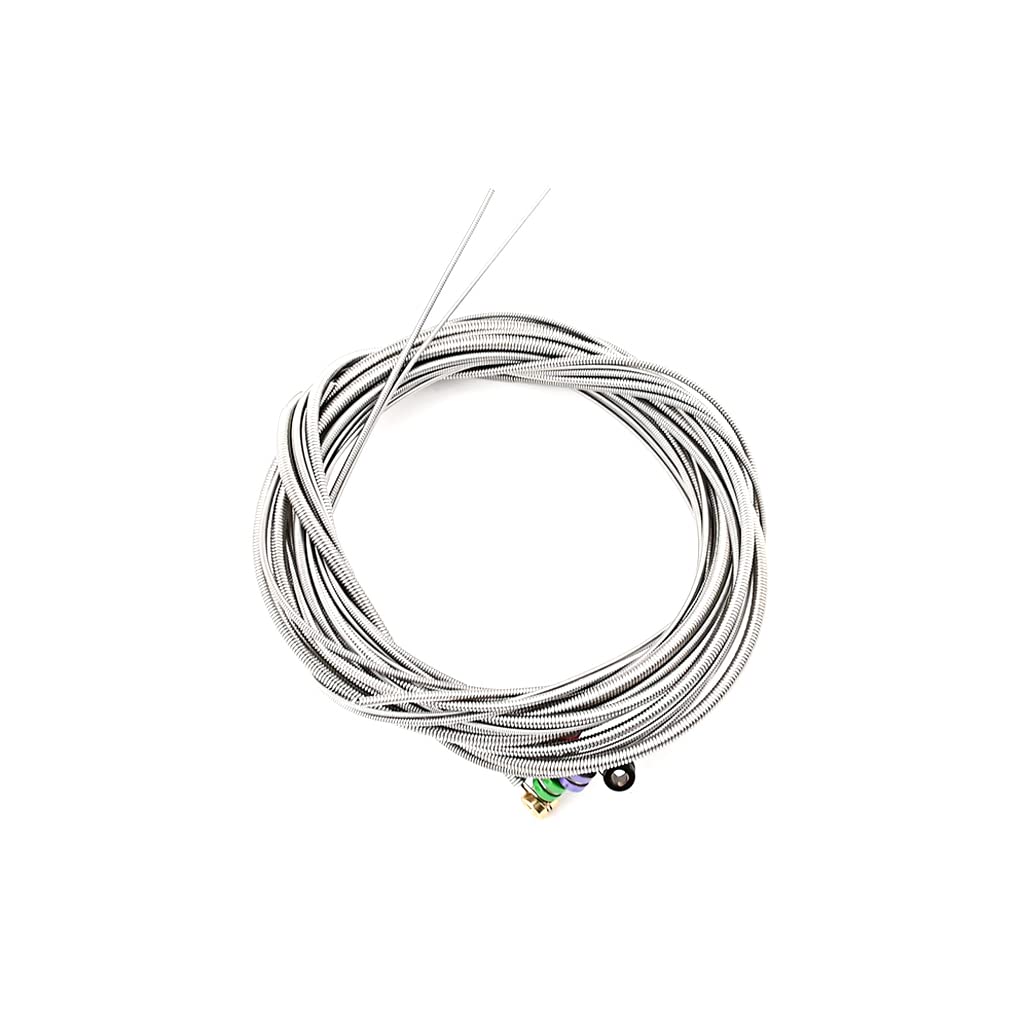 Alnicov 5-String Stainless Steel Bass Guitar Strings with Color Ball Ends - Premium Electric Bass Replacement Strings for Rock, Jazz & Studio Performances