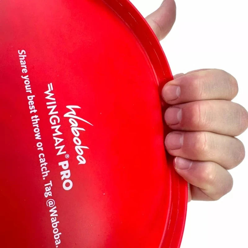 Waboba Wingman Pro Flying Silicone Disc - Outdoor Sports Frisbee for Beach, Park & Backyard Fun - Perfect for Family Games, Dog Fetch & Summer Activities
