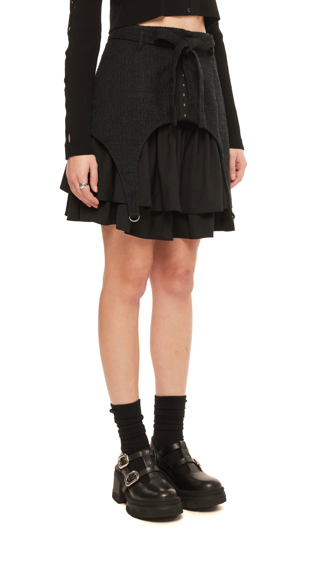 Sexy Side Cut Out Mini Skirt for Women - High Waist Stretchy Denim Short Skirt | Perfect for Night Out, Party, and Summer Fashion