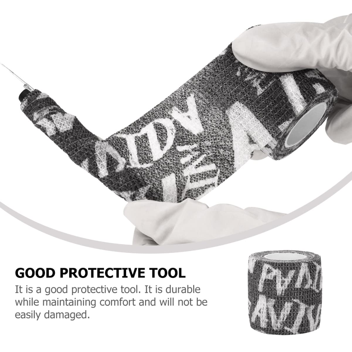 Baluue 3-Pack Elastic Athletic Tape - Self-Adhesive Camo Sports Tape, Non-Woven Fabric for Injury Support & Muscle Recovery - Perfect for Running, Basketball & Gym Workouts