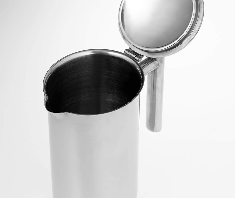 Stratford 199-902 18/10 Stainless Steel Coffee Maker - Silver | Drip Coffee Machine for Home, Office & Camping | Easy Brew & Keep Warm Function