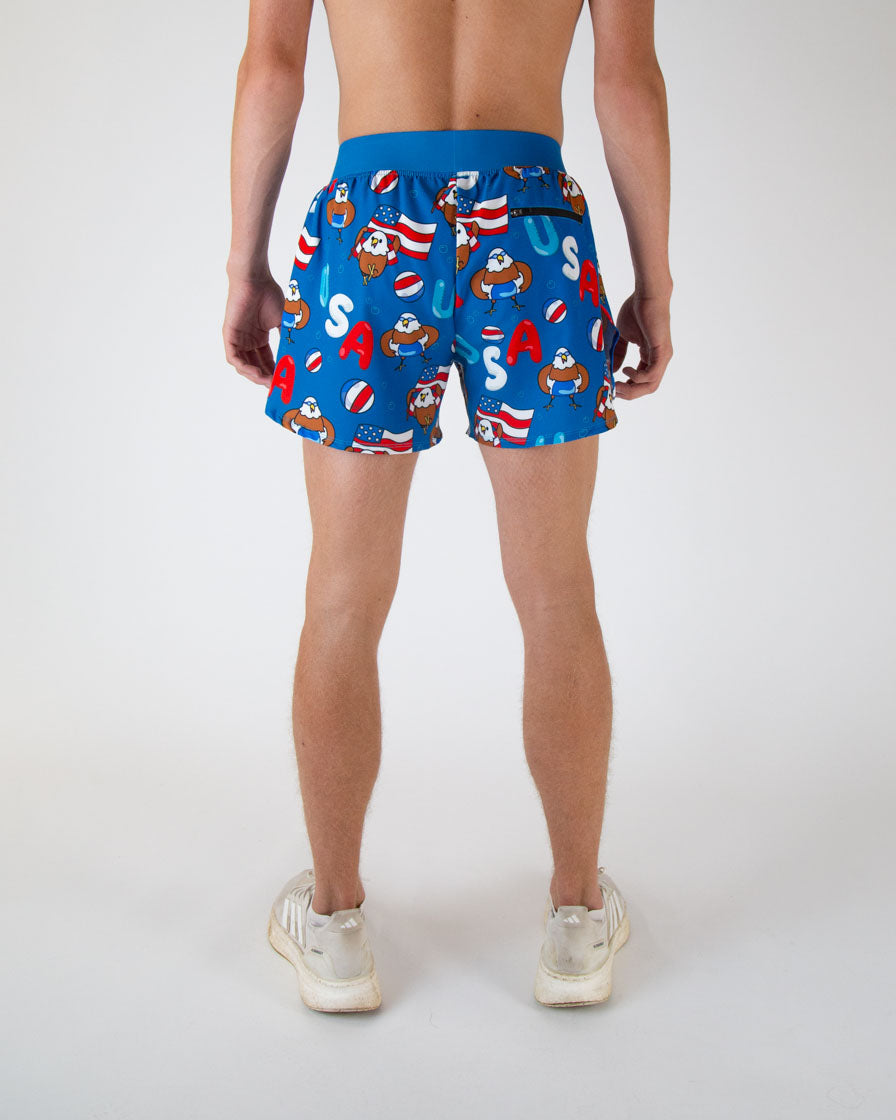 USA Flag Men's Swim Trunks - Quick Dry Beach Shorts for Pool Party & Summer Vacation | Comfortable & Stylish Swimwear for Swimming, Surfing, and Outdoor Activities