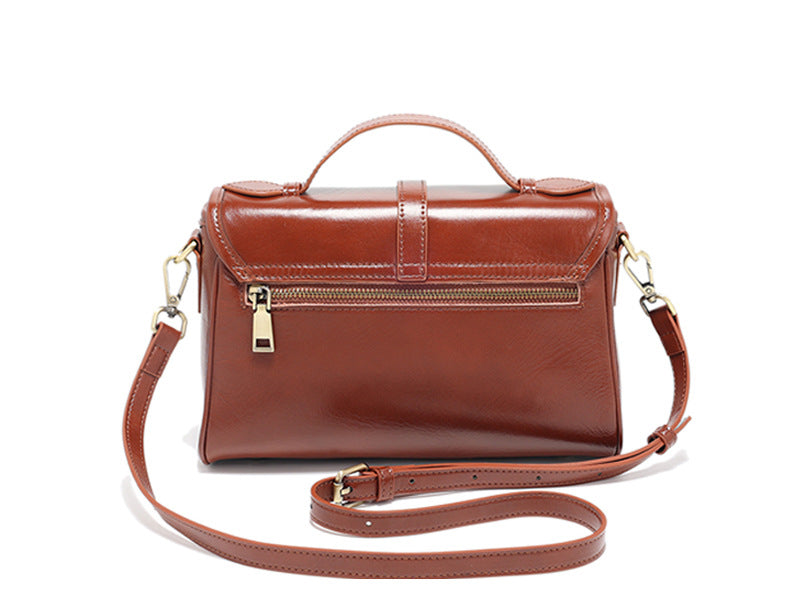Stylish Women's Leather Crossbody Bag - Fashionable Shoulder Purse for Everyday Use, Travel & Work | Durable & Lightweight Handbag for Women