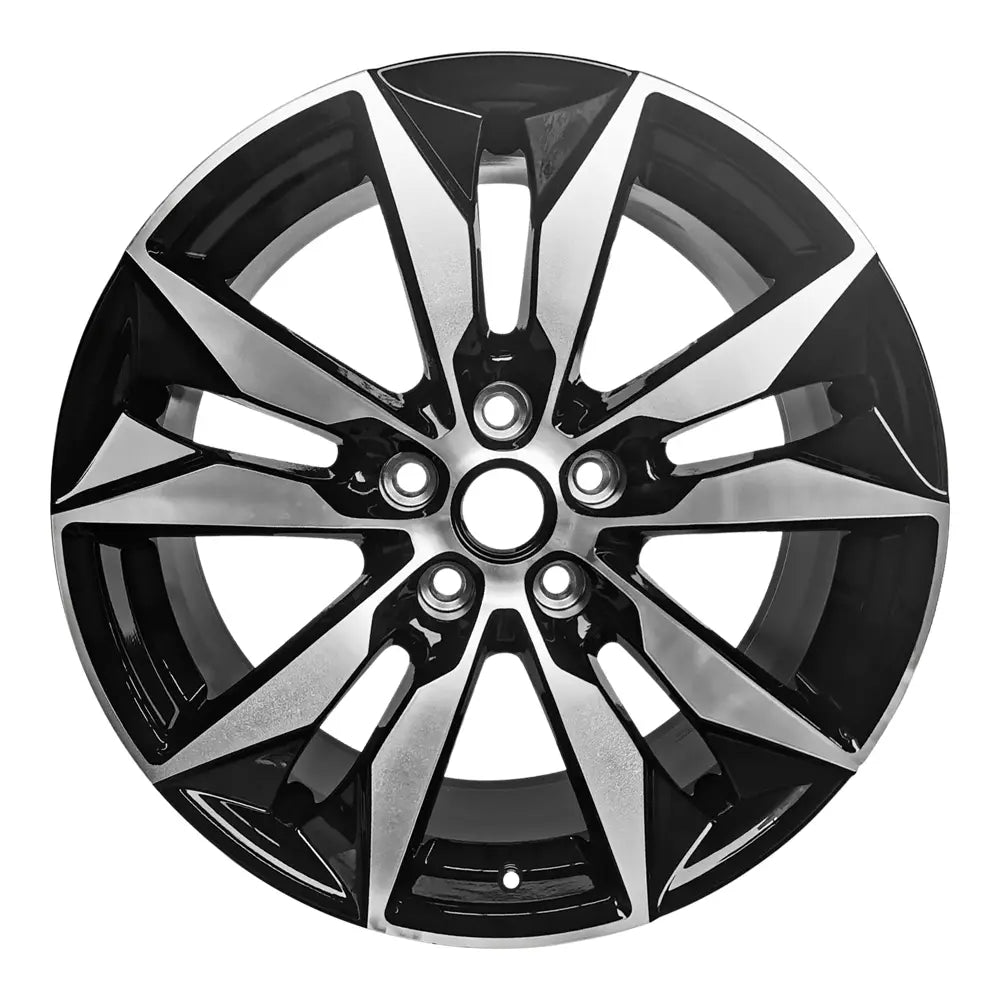 18-Inch Chevy Malibu OEM Machined Wheels ALY05716 - Compatible with 2016-2017 Models (Part# 22969723) | Premium Replacement Rims for Enhanced Style & Performance