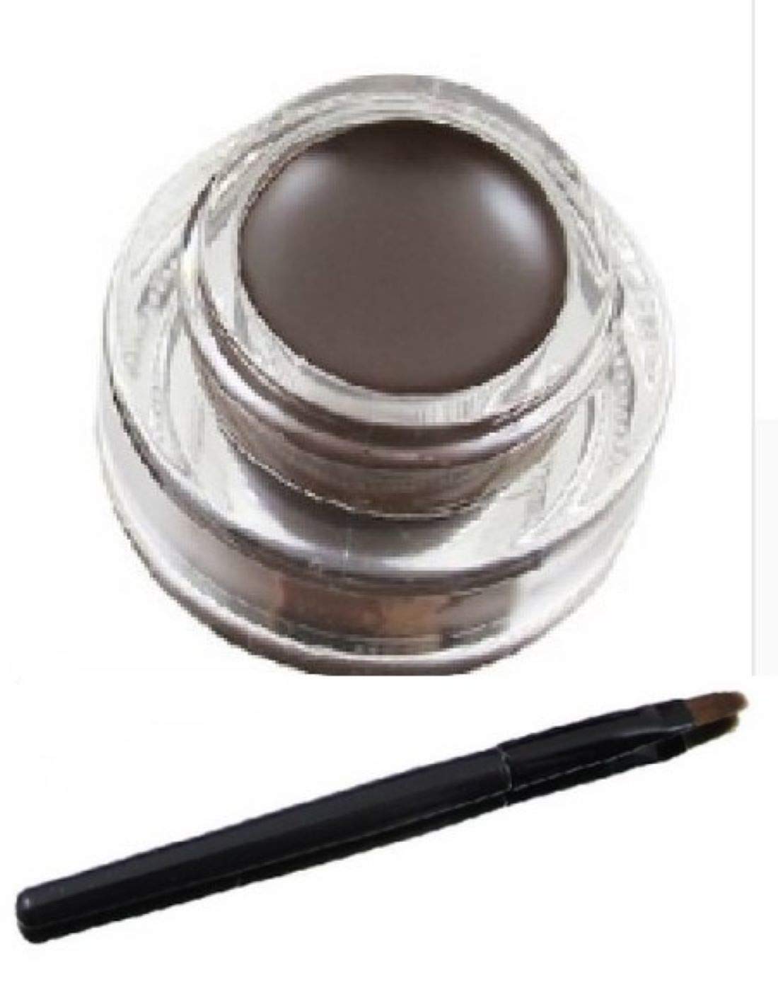 Waterproof Brown Gel Eyeliner 3g - Smudge Proof & Long Lasting Eye Makeup for Day & Night Looks
