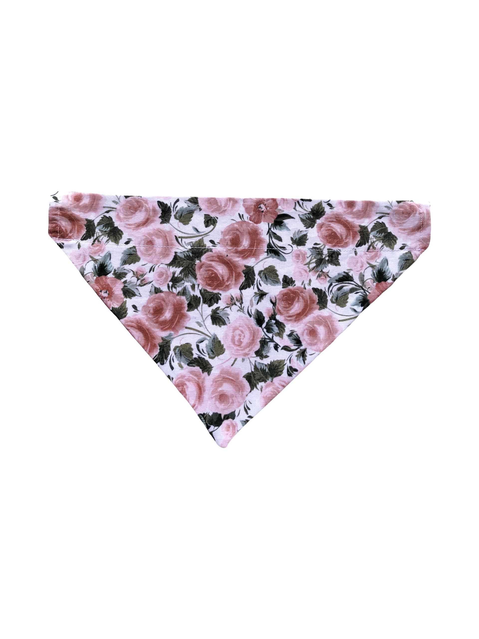 Floral Dog Bandana - Reversible Slip-On Summer Dog Bandana with Bees & Roses Pattern, Adjustable for Small Medium Large Dogs (L/XL) - Perfect for Outdoor Adventures, Beach Trips & Pet Photo Shoots