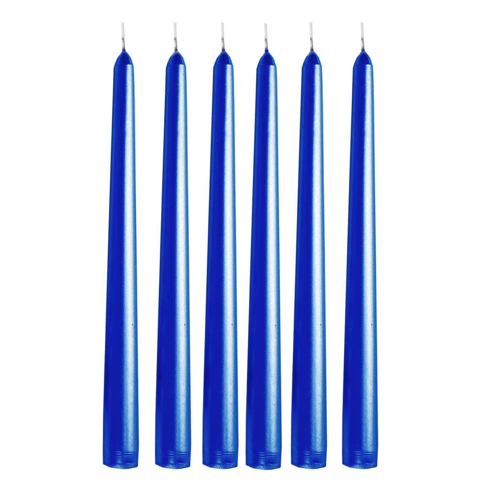 12-Pack Premium 10-Inch Taper Candles for Dining Table, Wedding Decor, and Romantic Ambiance - Long-Lasting Dripless Wax Candles for Home & Events