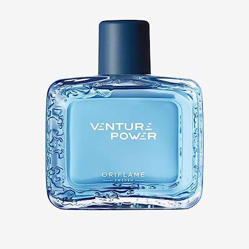 VENTURE Power Eau de Toilette for Men - Long Lasting Fresh Citrus & Woody Fragrance | Perfect for Daily Wear, Office & Date Night