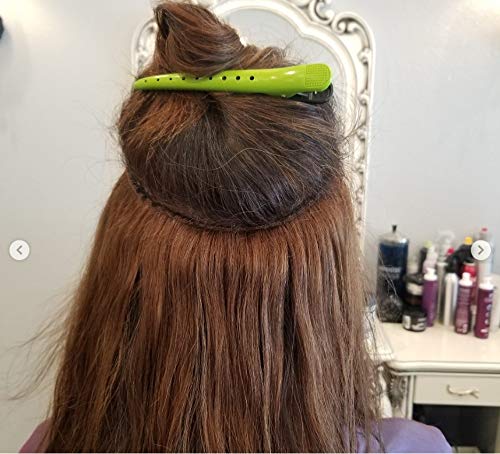 8-Pack Large Pink Hair Clips - Strong Hold for Thick Hair, Perfect for School, Work, and Everyday Styling