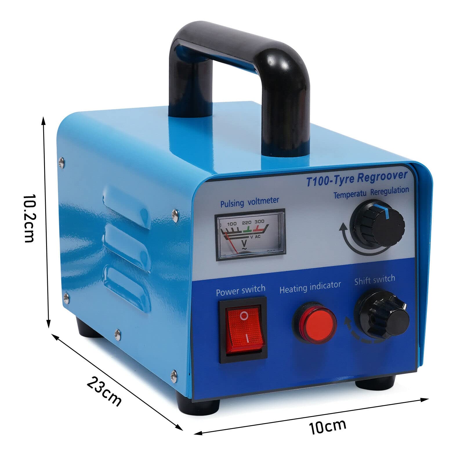 Heavy Duty Manual Tire Groover Machine - 400W 110V Truck Tire Grooving Tool for Rubber Tyre Cutting & Tread Repair | Perfect for Commercial Fleets, Off-Road Vehicles & DIY Tire Maintenance
