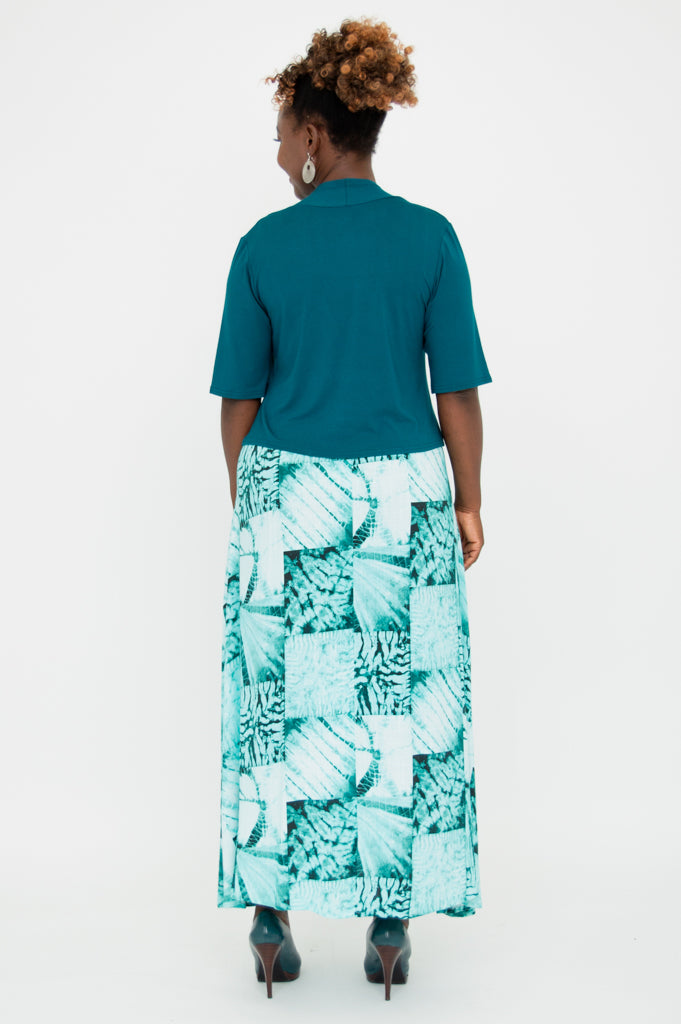 Doda Jacket for Women - Soft Bamboo Fabric, Teal Green Lightweight Coat - Perfect for Outdoor Hiking, Travel & Casual Wear