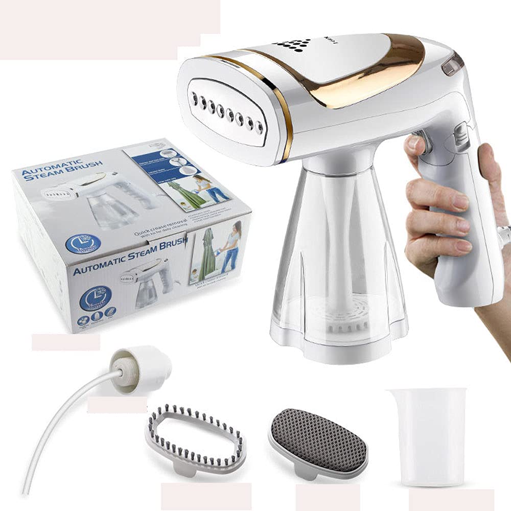 Yogafa 1600W Handheld Clothes Steamer with 250ML Tank - Portable Garment Steamer for Home & Travel - Vertical & Horizontal Ironing, Dry Steam Technology - Perfect for Office, Hotels, and Wrinkle Removal