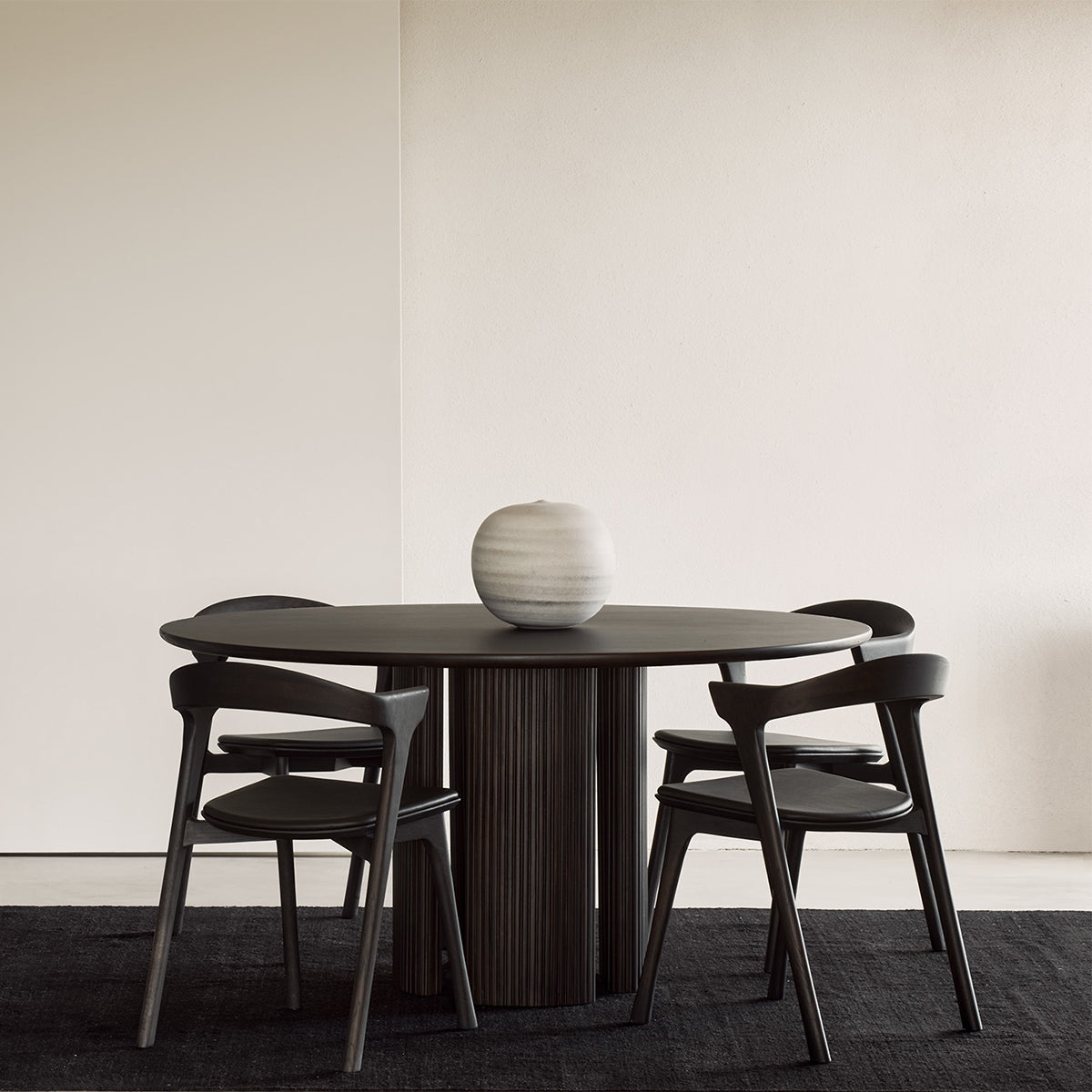 Modern Bok Dining Chair - Solid Wood Kitchen Chairs with Cushion - Comfortable & Stylish for Dining Room, Kitchen, or Breakfast Nook