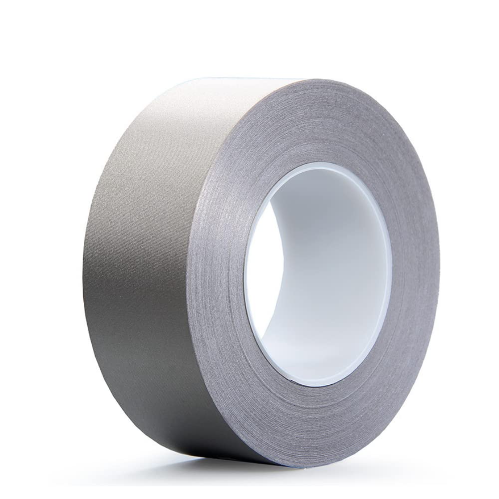 Nickel Copper Faraday Tape - 20ft EMI Shielding Conductive Fabric Tape for RFID Blocking, Electrical Repairs & Faraday Cage Construction (2.5 Inch Wide) - Perfect for Home Security, Electronics Protection & Signal Isolation Projects