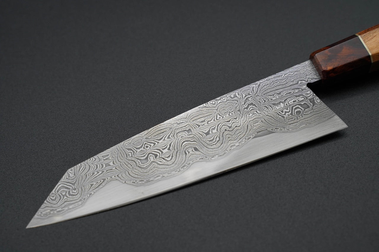 Premium Fudo Forge 175mm K-Tip Gyuto Japanese Chef Knife by Erich Orris #1217 - Perfect for Sushi, Meat Slicing & Precision Vegetable Cutting