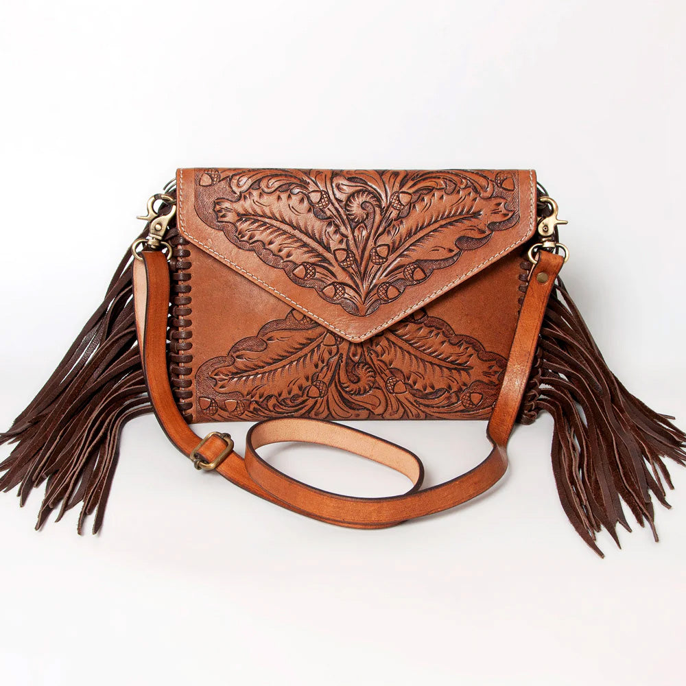American Darling Genuine Tooled Leather Crossbody Bag for Women - Stylish & Durable Everyday Purse for Work, Travel & Casual Outings