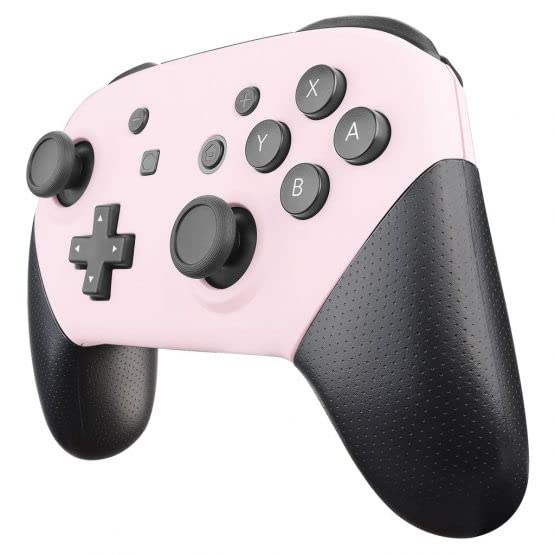 MODDEDZONE Custom Pro Controller for Nintendo Switch - Pink Sakura Edition | Wireless Gamepad with Motion Controls & HD Rumble | Perfect for Gaming, Streaming & Competitive Play