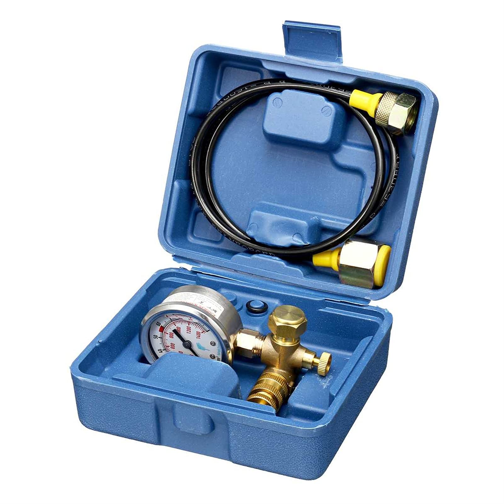EZGA Hydraulic Pipe Crimping Tool Kit with Pressure Gauge - Nitrogen Gas Charging System for Furukawa Soosan-JY04 Hydraulic Breaker Hammer | Professional Hydraulic Power Accessories for Construction & Demolition Work