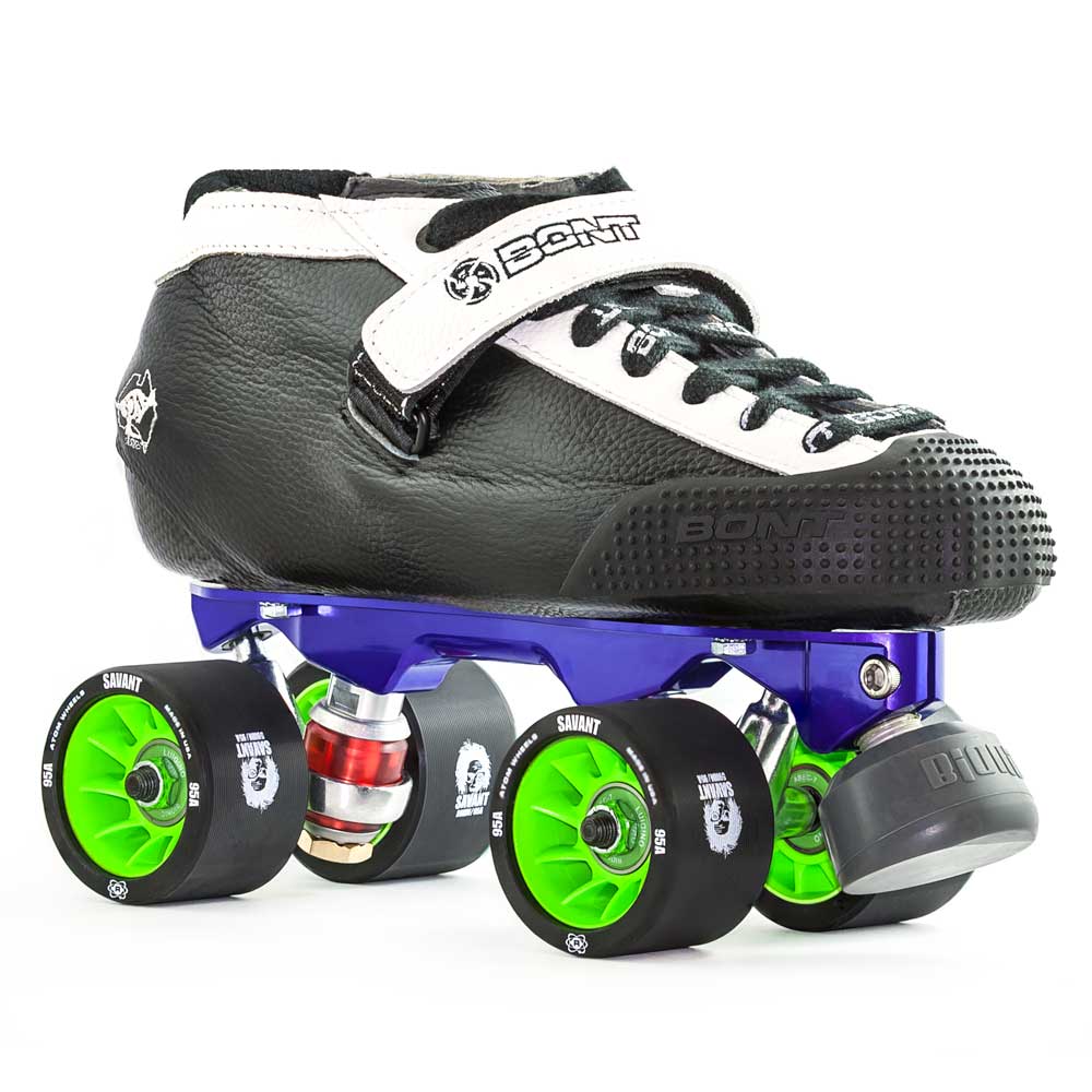 Bont Hybrid Carbon Falcon Custom Quad Skates - Premium Roller Skates for Speed & Derby - Perfect for Indoor & Outdoor Skating, Rink, and Roller Derby Competitions