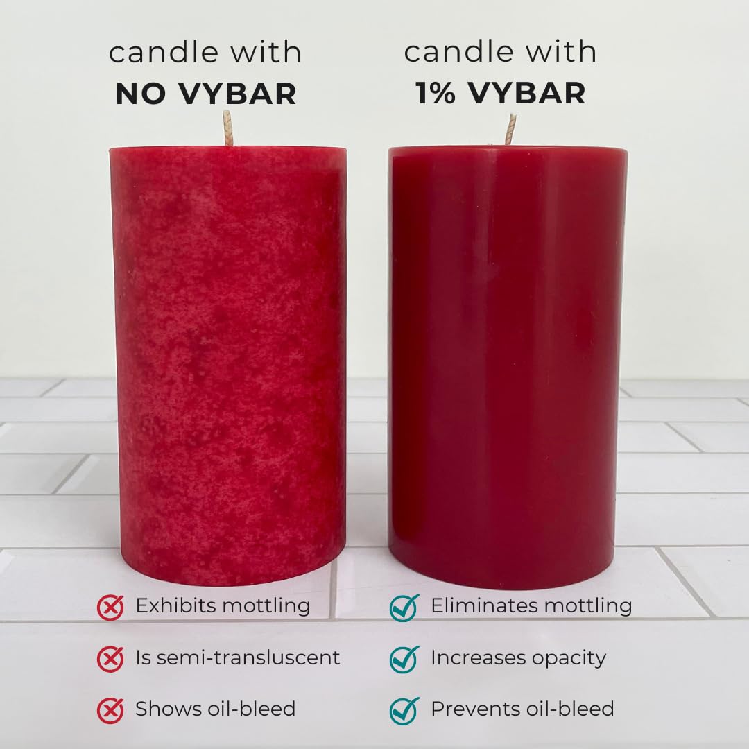 Vybar 103 Wax Additive for Candle Making - 1 lb Candle Wax Modifier Enhances Pillar, Votive & Molded Candles | Premium Candle Making Supplies for Home Decor, Gifts & Aromatherapy