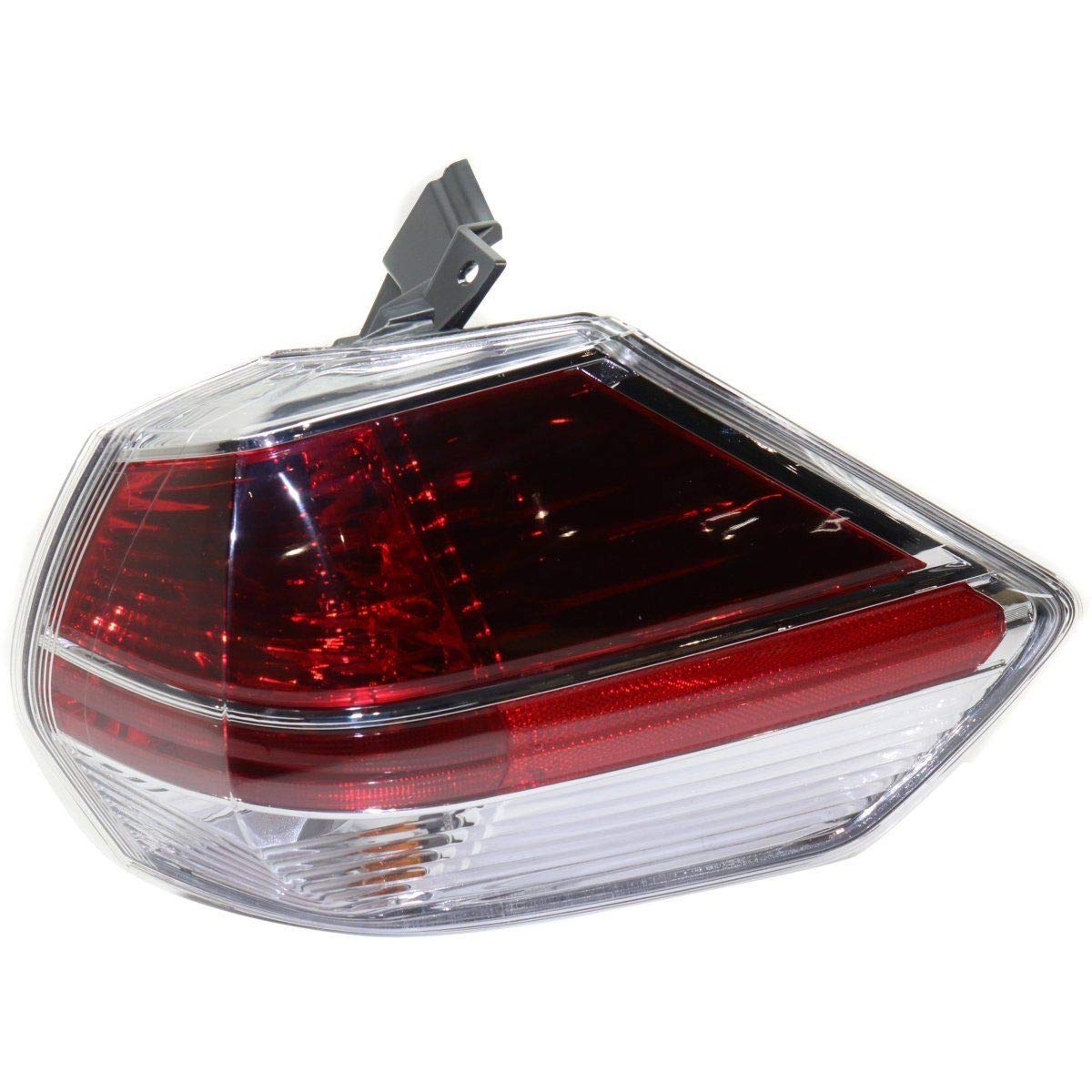 2014-2016 Nissan Rogue Right Outer Halogen Tail Light with Bulb - CAPA Certified Replacement Part - Perfect for Night Driving & Vehicle Safety Upgrades
