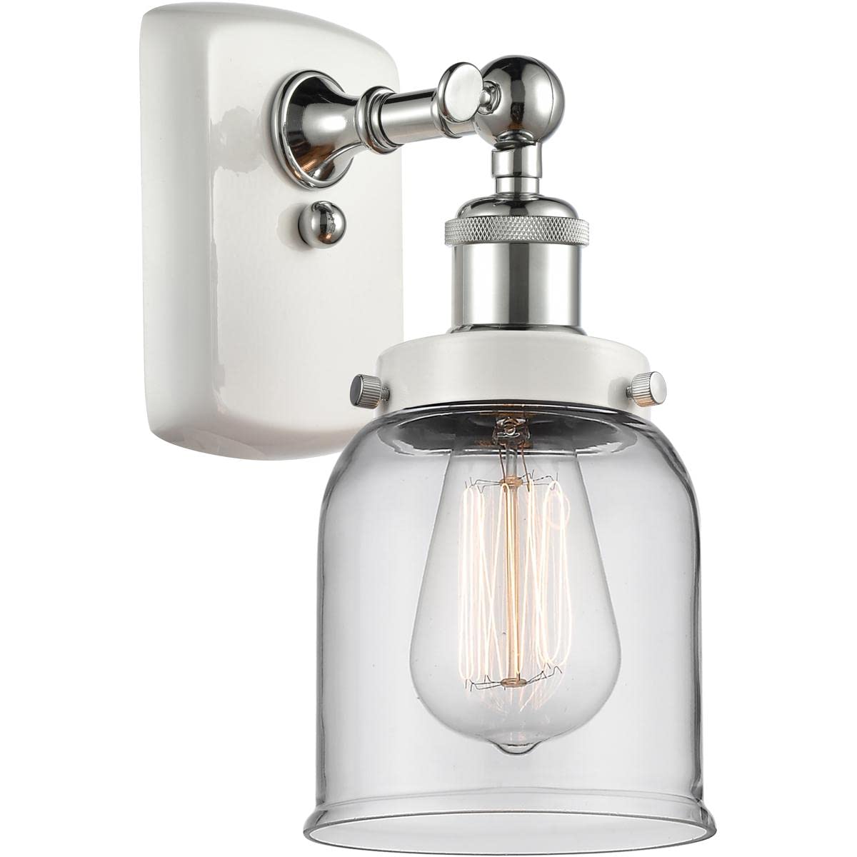 Ballston Collection 916-1W-WPC-G52-LED Modern LED Wall Sconce Light Fixture - Dimmable Indoor/Outdoor Lighting for Bedroom, Hallway, Porch & Patio