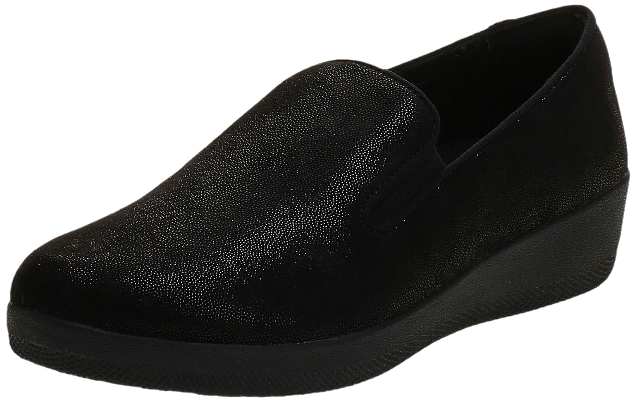 FitFlop Women's Superskate Leather Loafers - Comfortable Slip-On Flats for Work, Travel & Everyday Wear