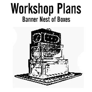 Banner Nest of Boxes - 3D Illusion Wall Art Decor for Living Room, Bedroom & Office | Unique Home Decor Gift Idea