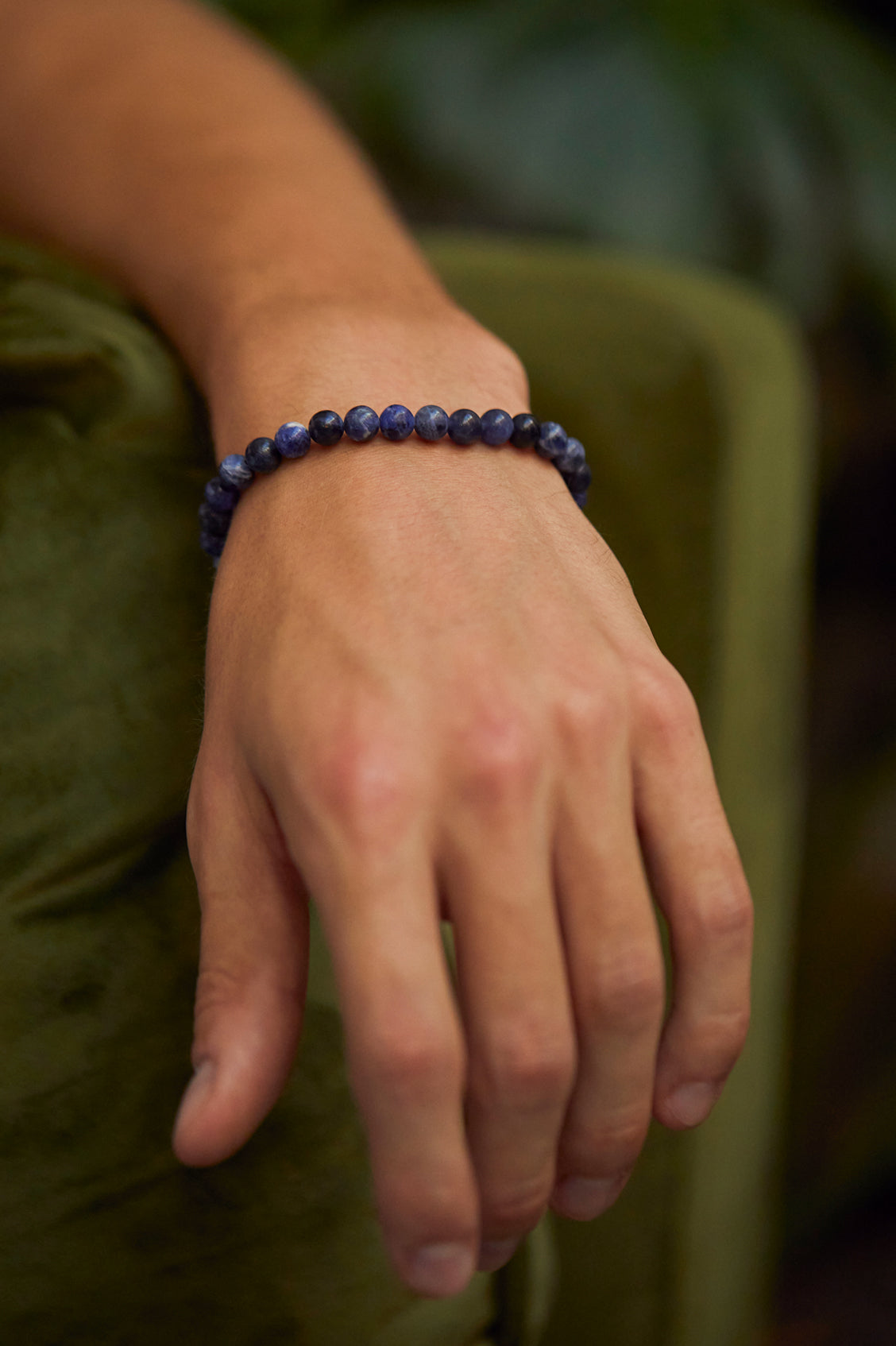 Men's Natural Gemstone Beaded Bracelet - Healing Crystal Energy Jewelry for Meditation, Yoga & Spiritual Wellness
