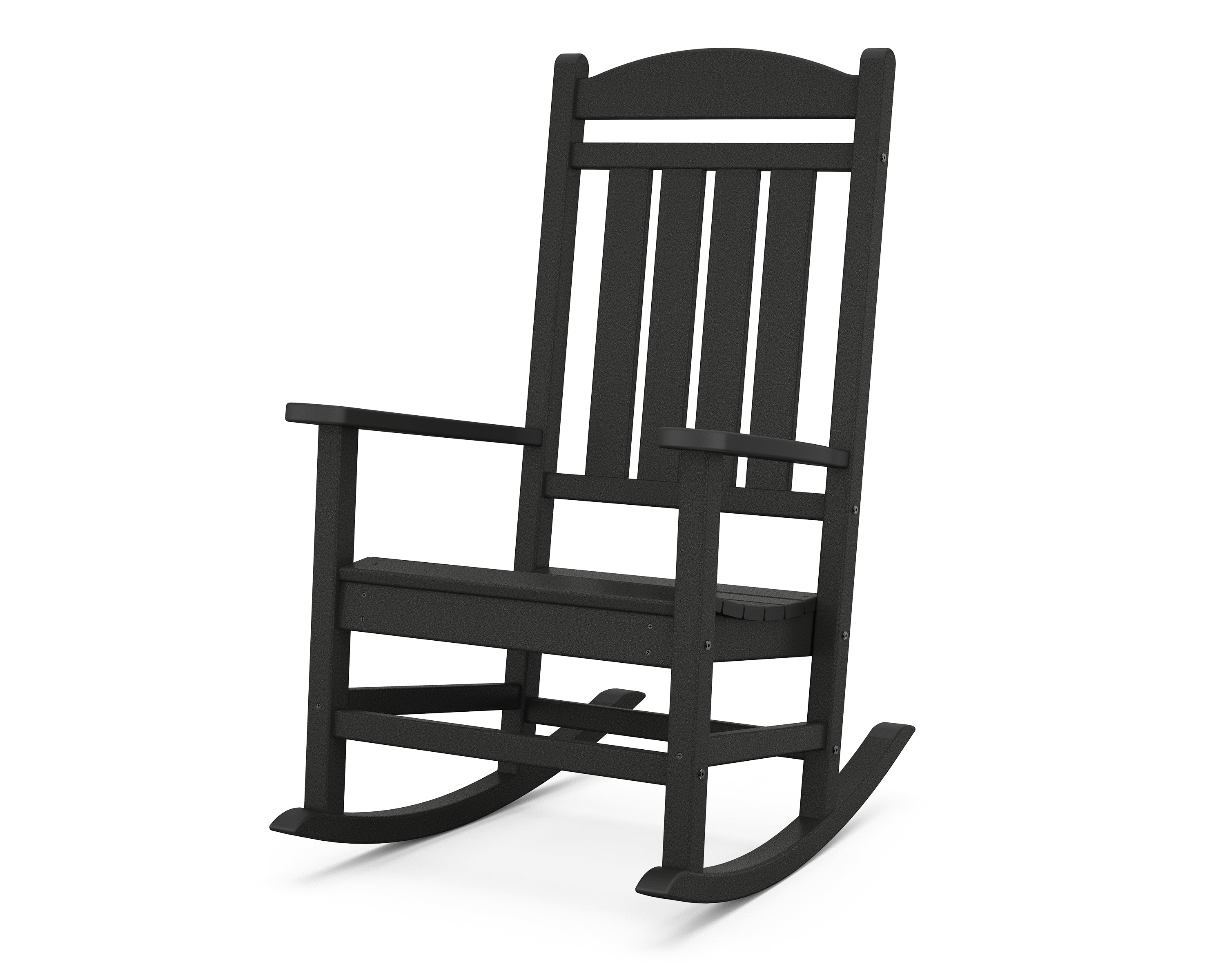 POLYWOOD Presidential Rocker - Durable Outdoor Rocking Chair for Patio, Garden & Porch - All-Weather Resin Wicker - Comfortable & Stylish Seating for Relaxing & Entertaining