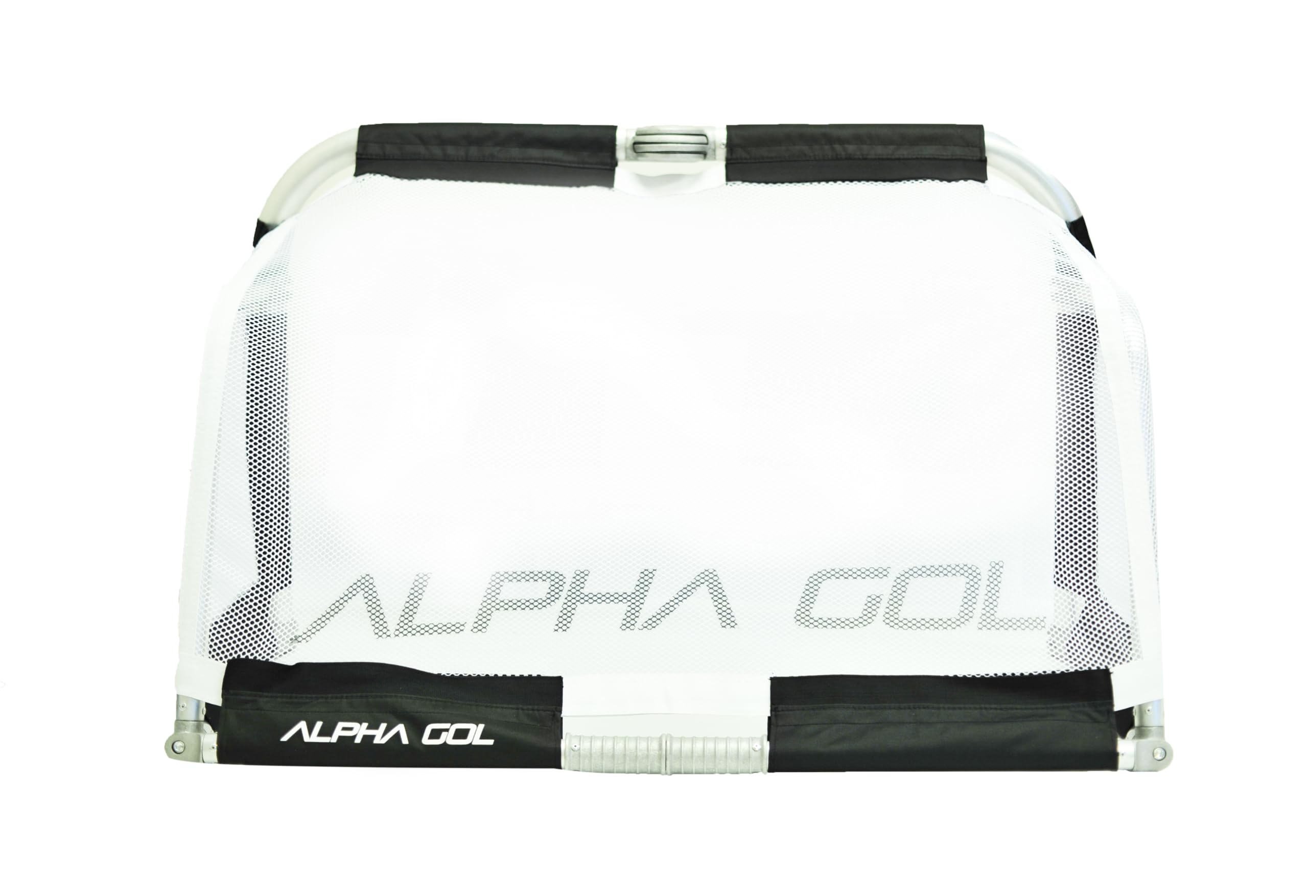 Alpha Goal - Portable Aluminum Folding Soccer Goal with Carry Bag - Perfect for Backyard Practice, Training & Youth Games