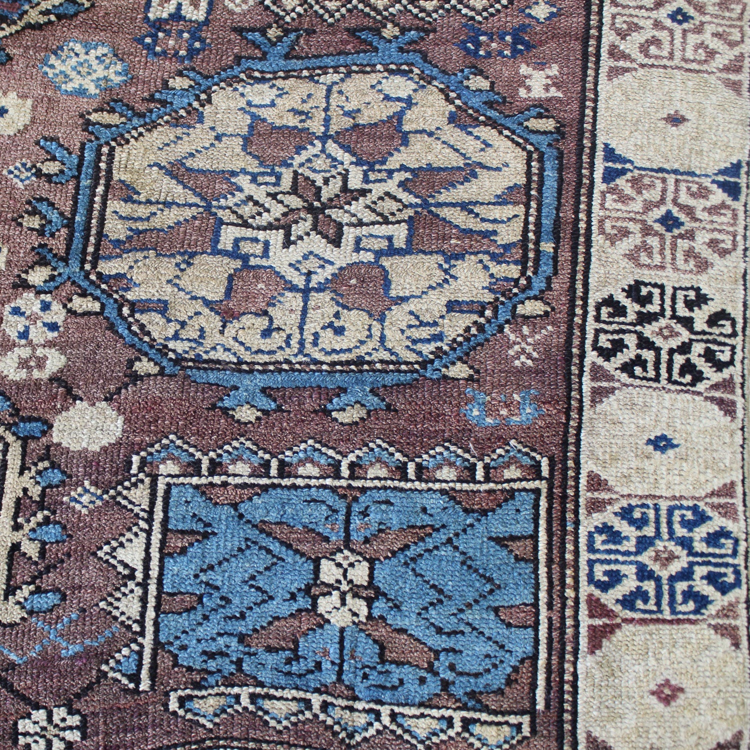 Handwoven Antique Baku Tribal Rug - Vintage Persian Style Carpet for Living Room, Bedroom Decor JF7962 | Perfect for Boho, Farmhouse & Eclectic Home Style