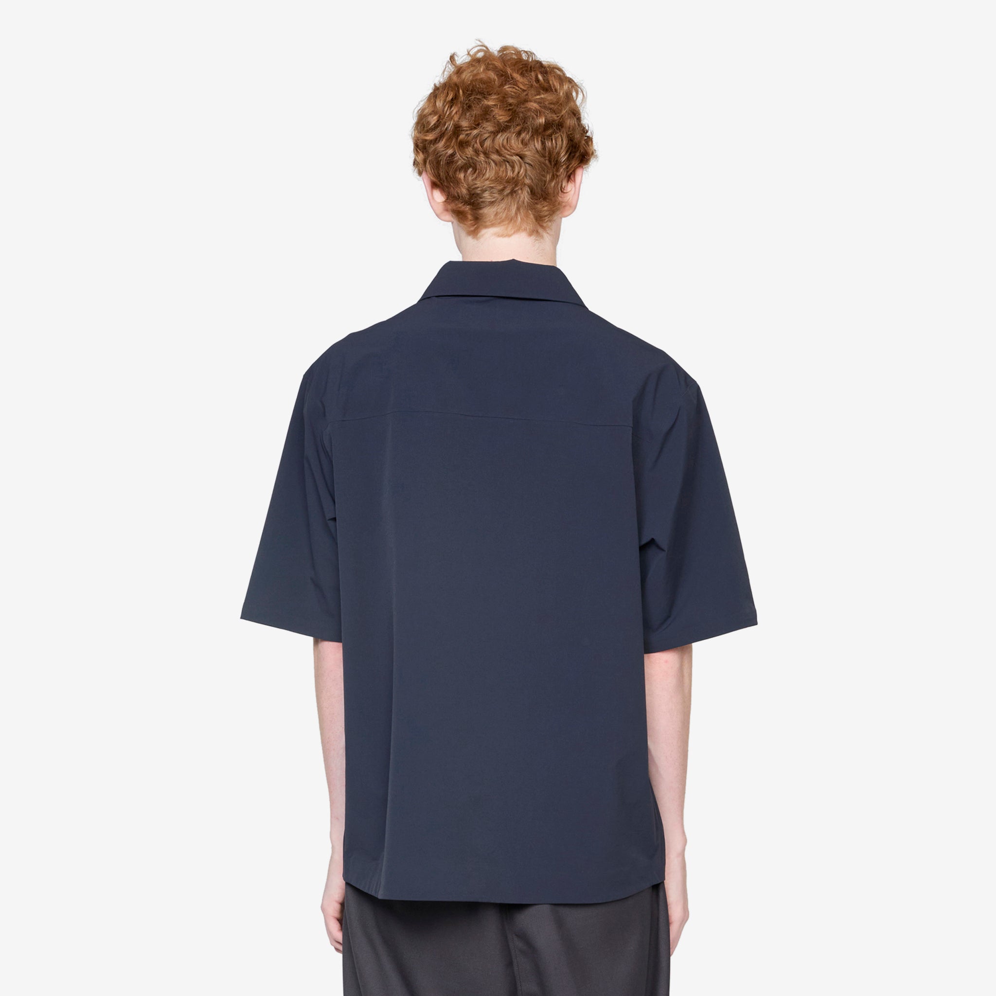 Men's Performance Tech Short Sleeve Shirt - Moisture Wicking & Breathable Dark Navy Blue T-Shirt for Gym, Running & Outdoor Activities