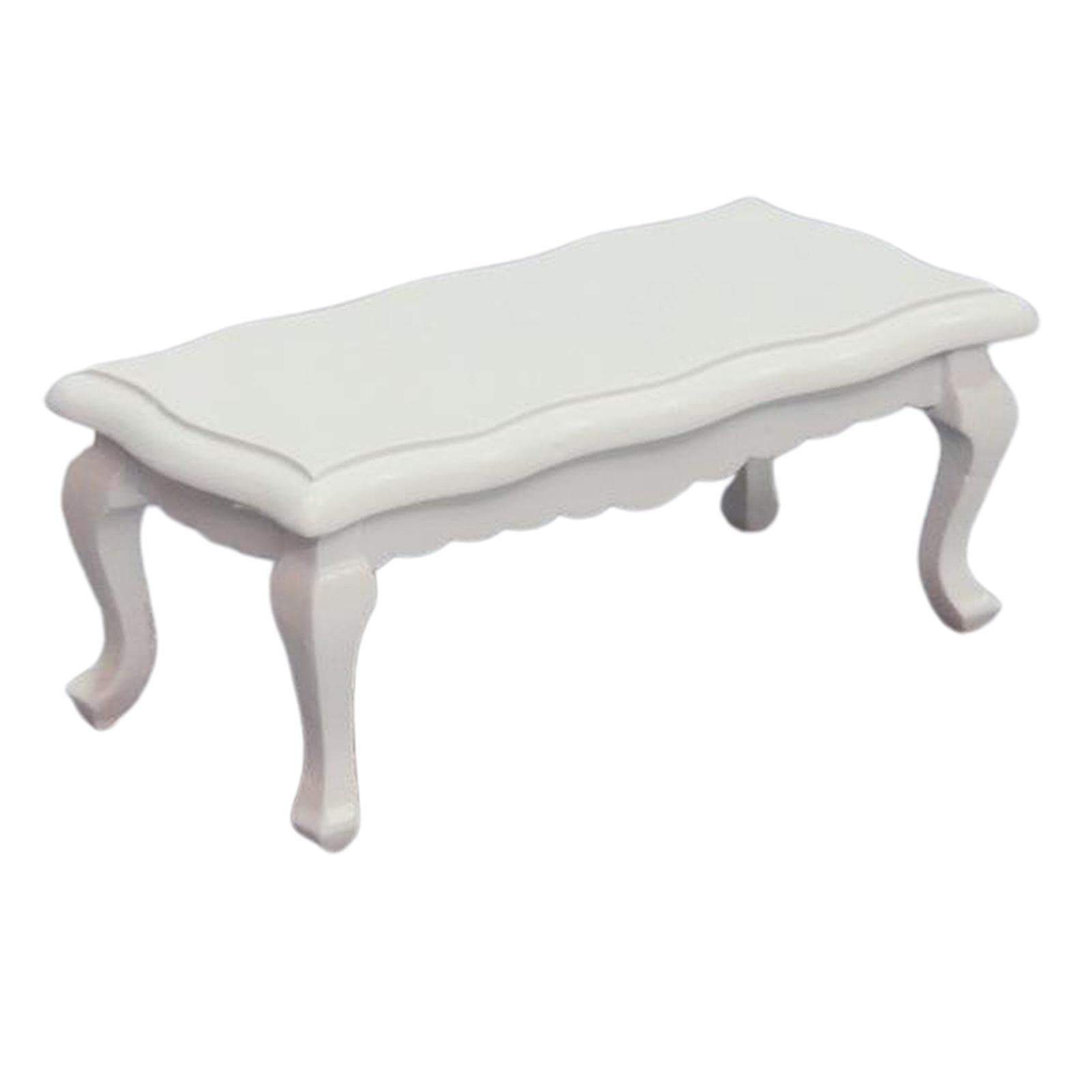 1:12 Miniature Dollhouse Furniture - Elegant Tea Table & Coffee Table Decor for Dollhouse, DIY Crafts, Collectibles, and Home Display