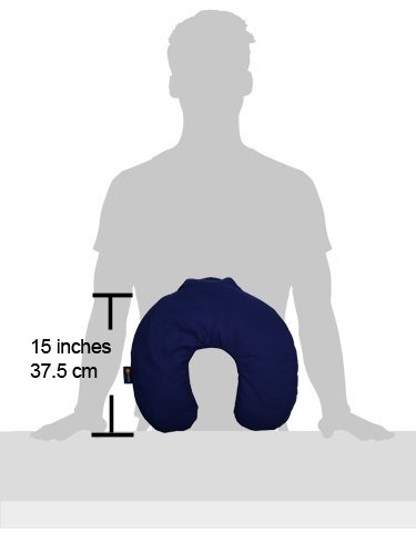 SunnyBay Microwave Heating Pad - Microwavable Neck & Shoulder Pillow for Pain Relief, 2.5lb Moist Heat Therapy Bean Bag with Washable Cotton Cover, 15x15 Inches (Unscented Blue) - Perfect for Relaxation, Muscle Pain Relief & Stress Relief at Home or Office