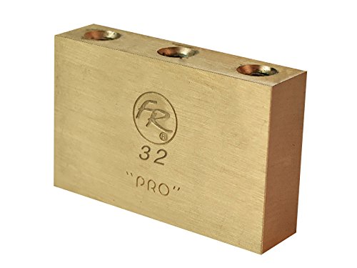 FLOYD ROSE BRASS PRO FAT TREMOLO BLOCK - 32MM Replacement Part for Guitar Bridges | Upgrade Your Electric Guitar Performance for Rock & Metal Music