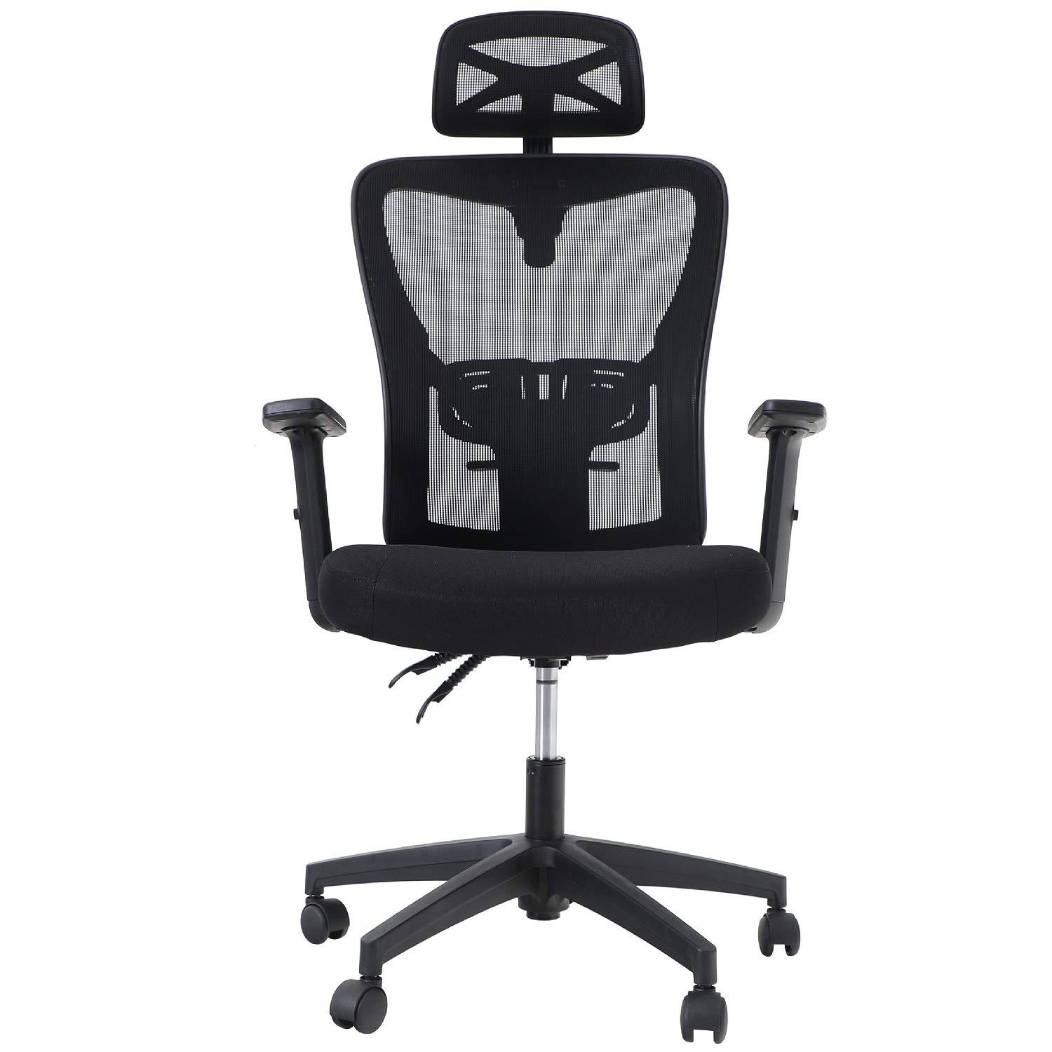 Sophia & William Ergonomic Office Chair - High Back Mesh Executive Chair with Adjustable Lumbar Support & Arms, 300 lbs Weight Capacity - Perfect for Home Office, Gaming & Workspaces (Black)