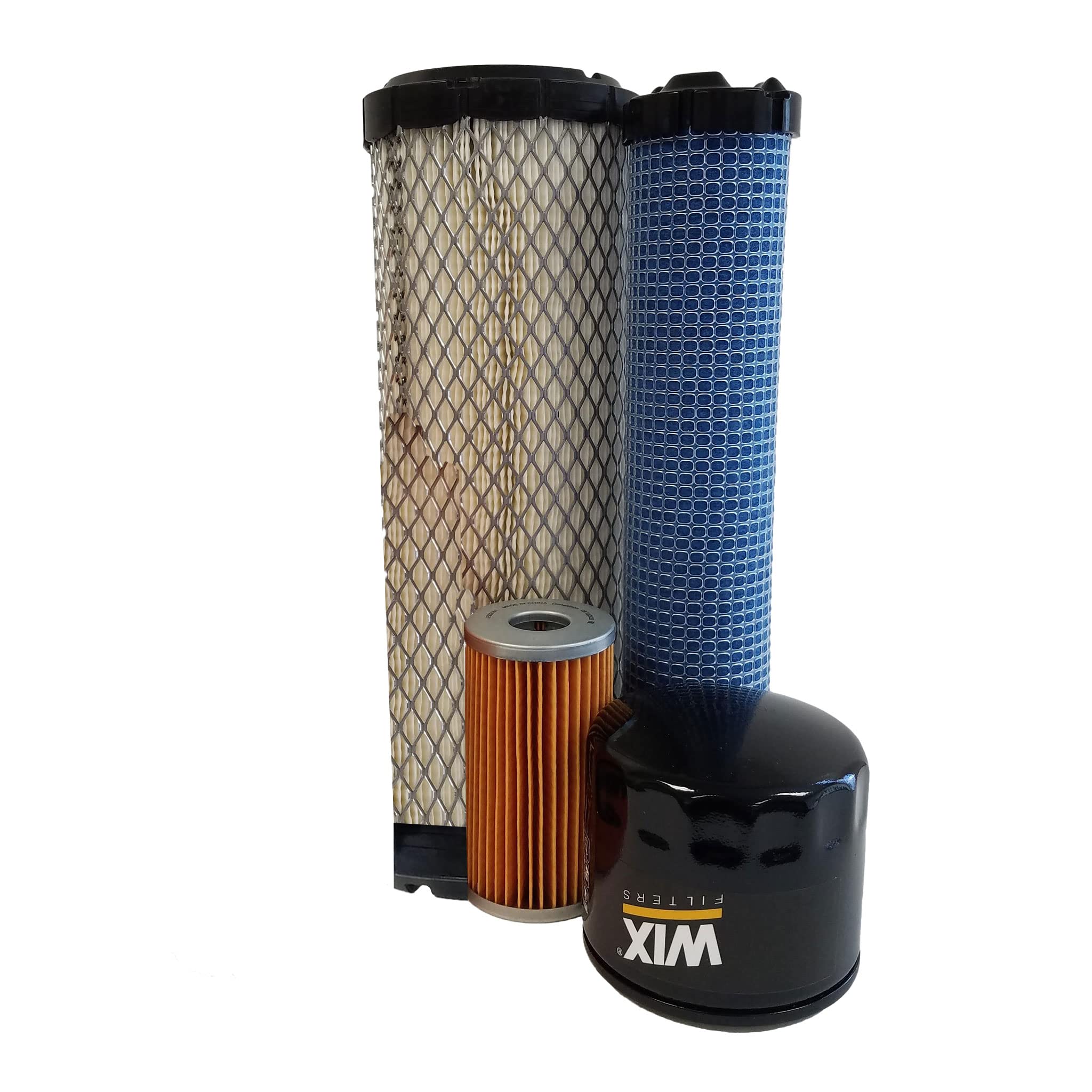 CFKIT Replacement Service Filter Kit Compatible with John Deere 4500 4600 4700 Tractor Models - LVA21199 - Air, Oil & Fuel Filters for Tractor Maintenance & Farming Operations