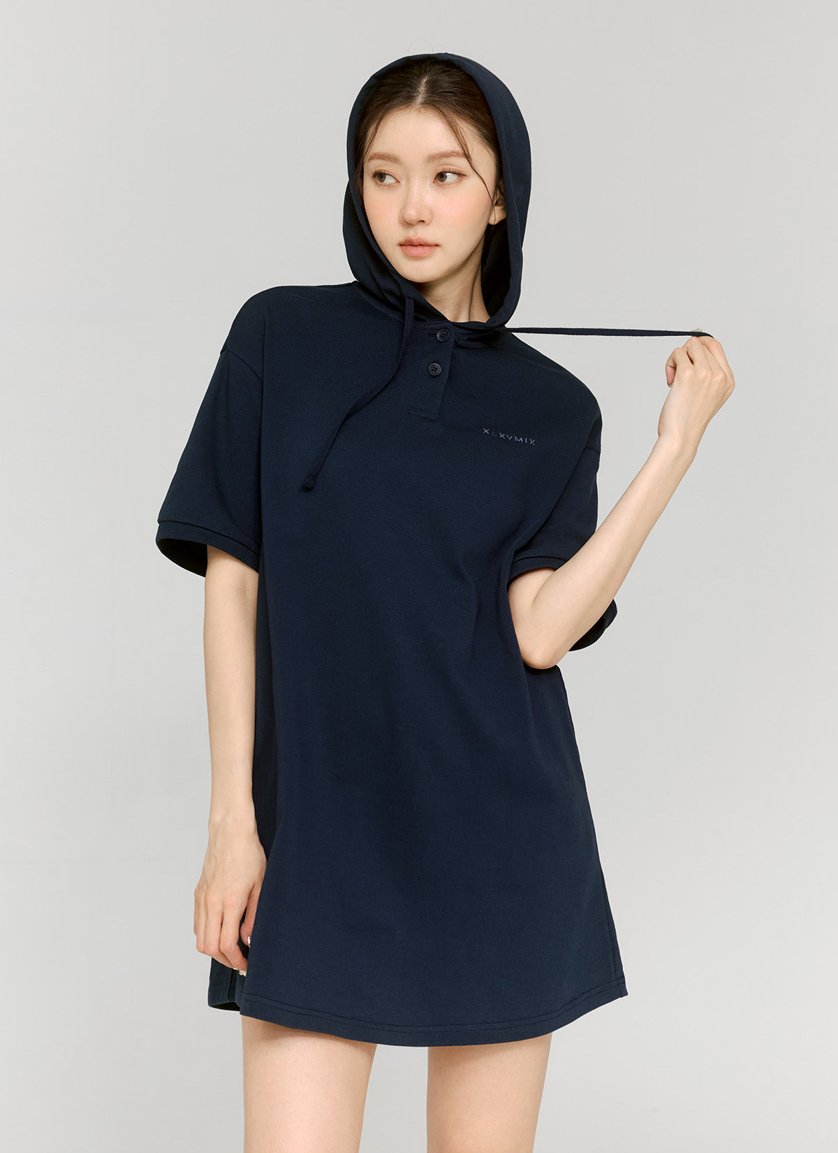 Cozy Two-Button Hoodie One Piece - Soft & Warm Unisex Jumpsuit for Lounge, Sleepwear & Casual Outfits