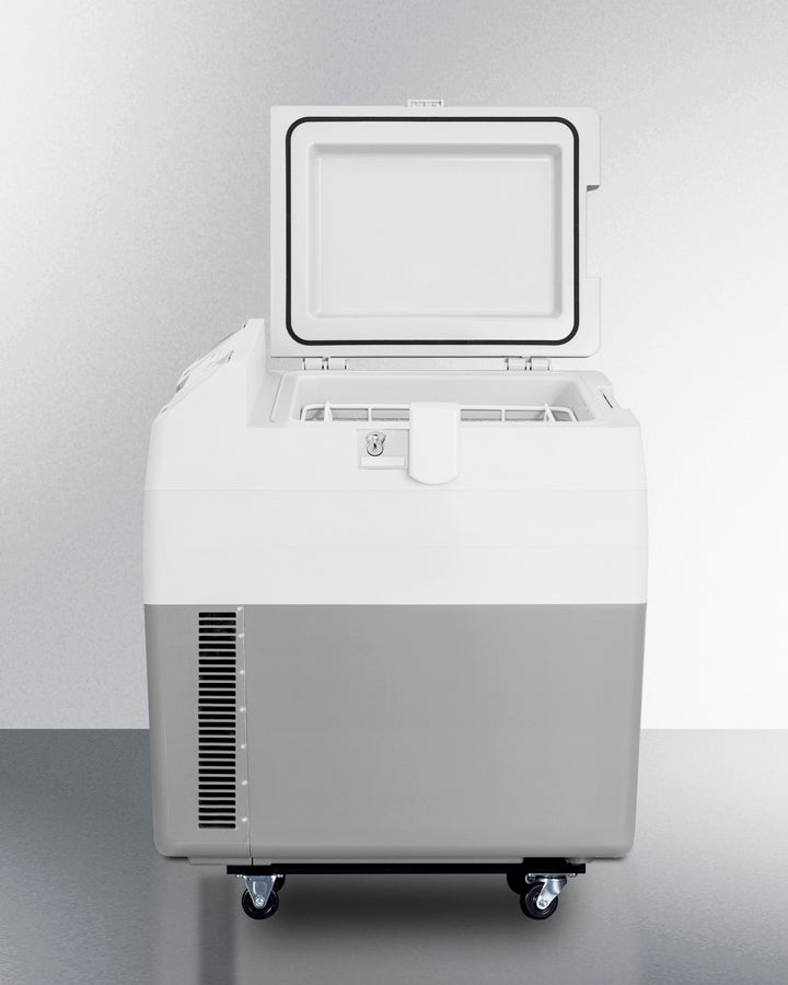 Accucold SPRF36M2 Portable Refrigerator & Freezer with Secure Lock - Ideal for Camping, Road Trips, and Outdoor Adventures