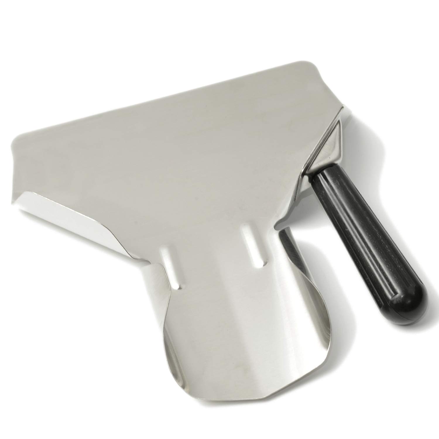 Premium Stainless Steel French Fry Scoop with Right Handle - Perfect for Popcorn, Chips, Ice Cream, Candy & Desserts - Ideal for Movie Nights, Parties & Snack Bars