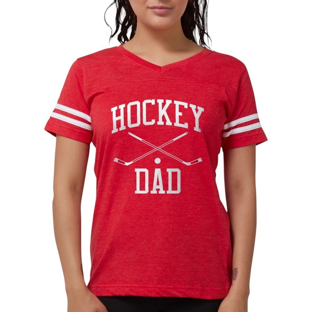 Hockey Dad Women's Football Shirt - Comfortable & Stylish Sports Tee for Moms - Perfect for Game Day, Tailgating & Supporting Your Team