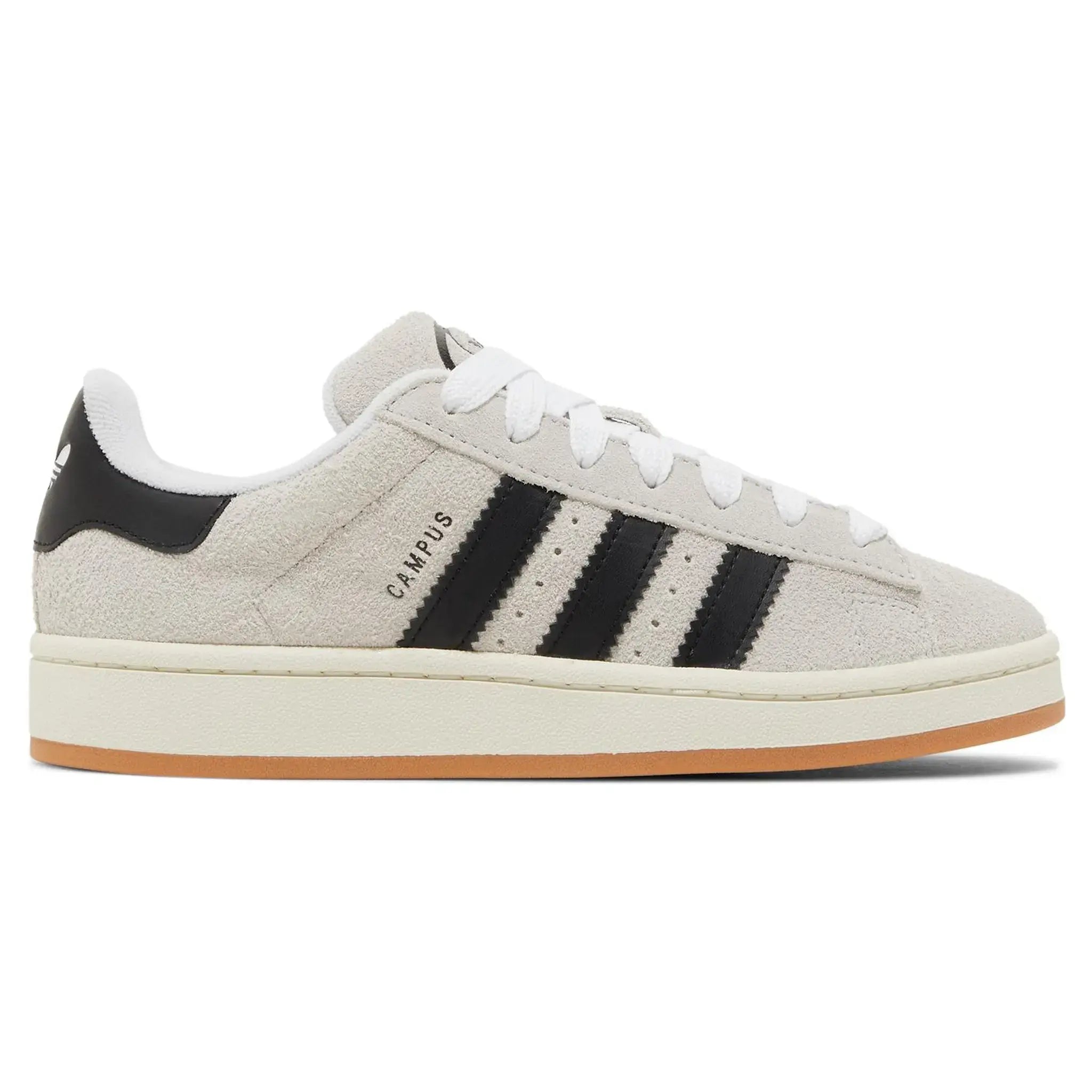 Adidas Campus 00s Women's Sneakers - Crystal White & Black Retro Running Shoes for Women | Casual Wear, Street Style, Gym & Everyday Comfort
