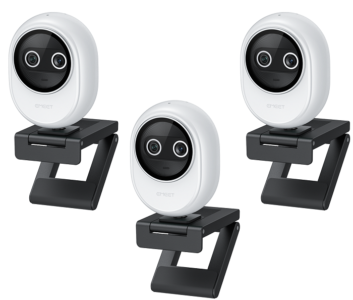 EMEET Piko & Piko+ AI-Powered 4K Webcam with Dual Camera - 3 Color Options for Video Conferencing, Online Classes & Streaming
