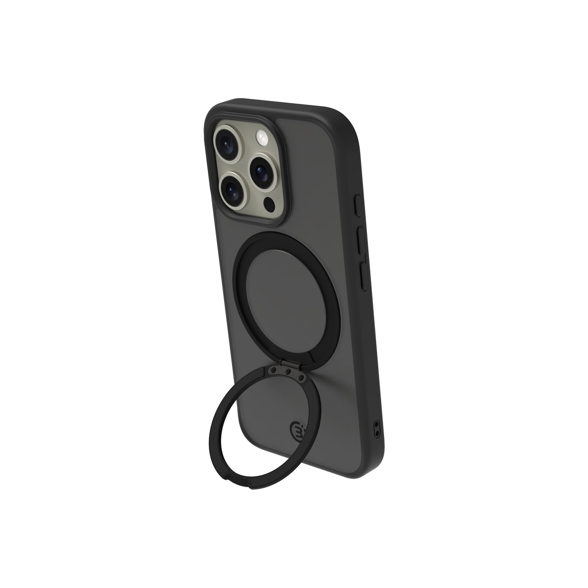 3sixT NeoStand 360° Rotating Phone Case for iPhone 16 Pro - Shockproof Protective Cover with Stand Feature - Perfect for Watching Videos, Video Calls & Hands-Free Use (Black)