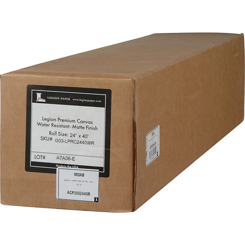 Moab Anasazi Canvas Premium Matte 350 Inkjet Photo Paper Roll - 24