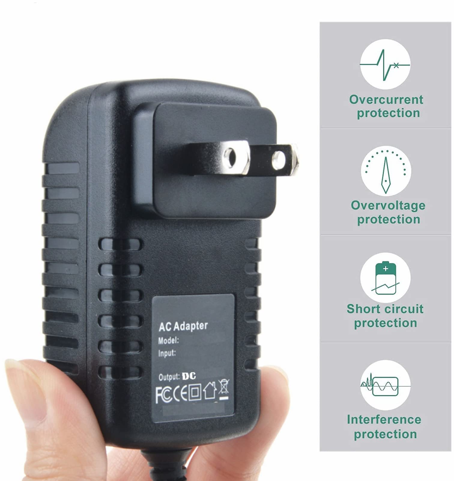 Original Title: 9V 2A AC/DC Adapter Charger for Roland V-4EX 4 Channel Video Mixer Power Supply   Optimized Title: **Roland V-4EX 4-Channel Video Mixer 9V 2A AC/DC Power Adapter Charger – Compatible with Video Production & Live Streaming**