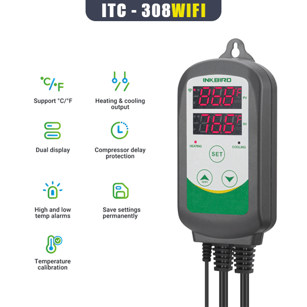 Best Aquarium Temperature Controller for Fish Tanks - Digital Water Heater Thermostat with LCD Display | Perfect for Freshwater & Saltwater Aquariums, Fish Breeding, and Coral Reef Tanks